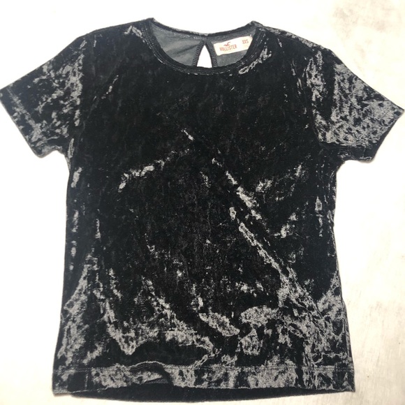 Hollister Tops - Soft velvet black shirt